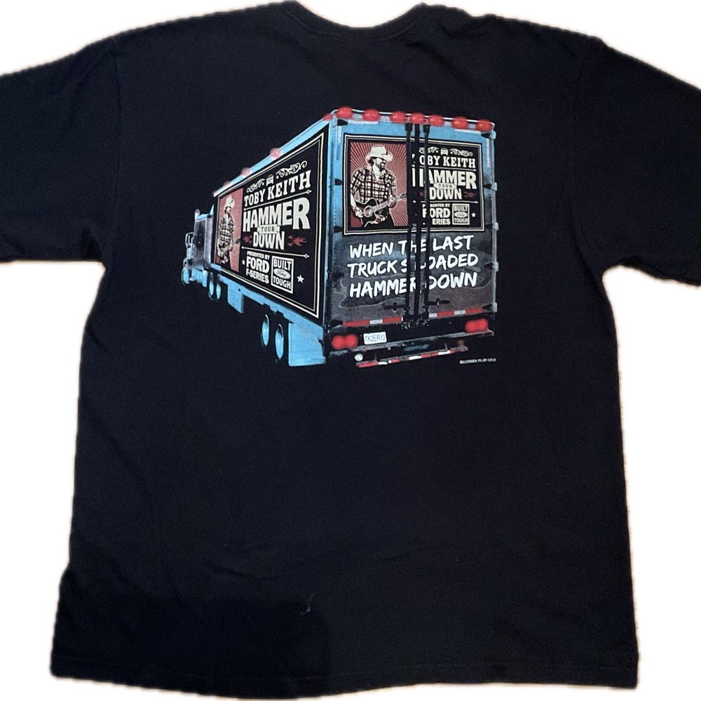 Toby Keith Tee from The Hammer Down Tour